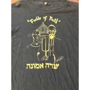 Vintage 90's Fields of faith NCSY LS shirt size Medium